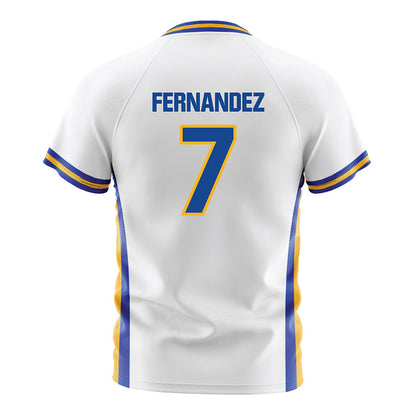 SJSU - NCAA Men's Soccer : Angel Fernandez - White Soccer Jersey-1