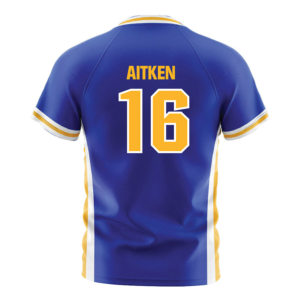 SJSU - NCAA Women's Soccer : Taejah Aitken - Royal Soccer Jersey-1