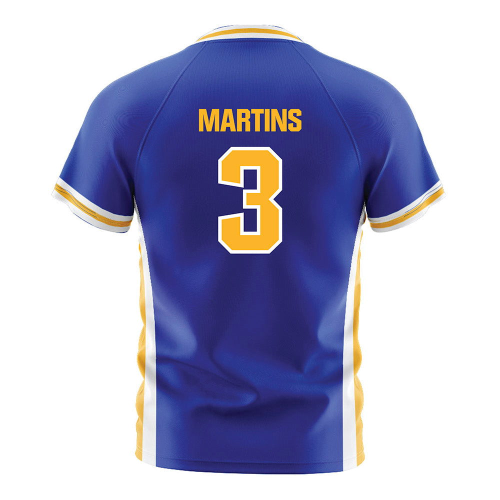 SJSU - NCAA Women's Soccer : Analise Martins - Royal Soccer Jersey-1
