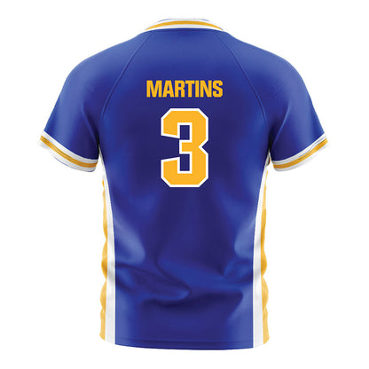 SJSU - NCAA Women's Soccer : Analise Martins - Royal Soccer Jersey-1