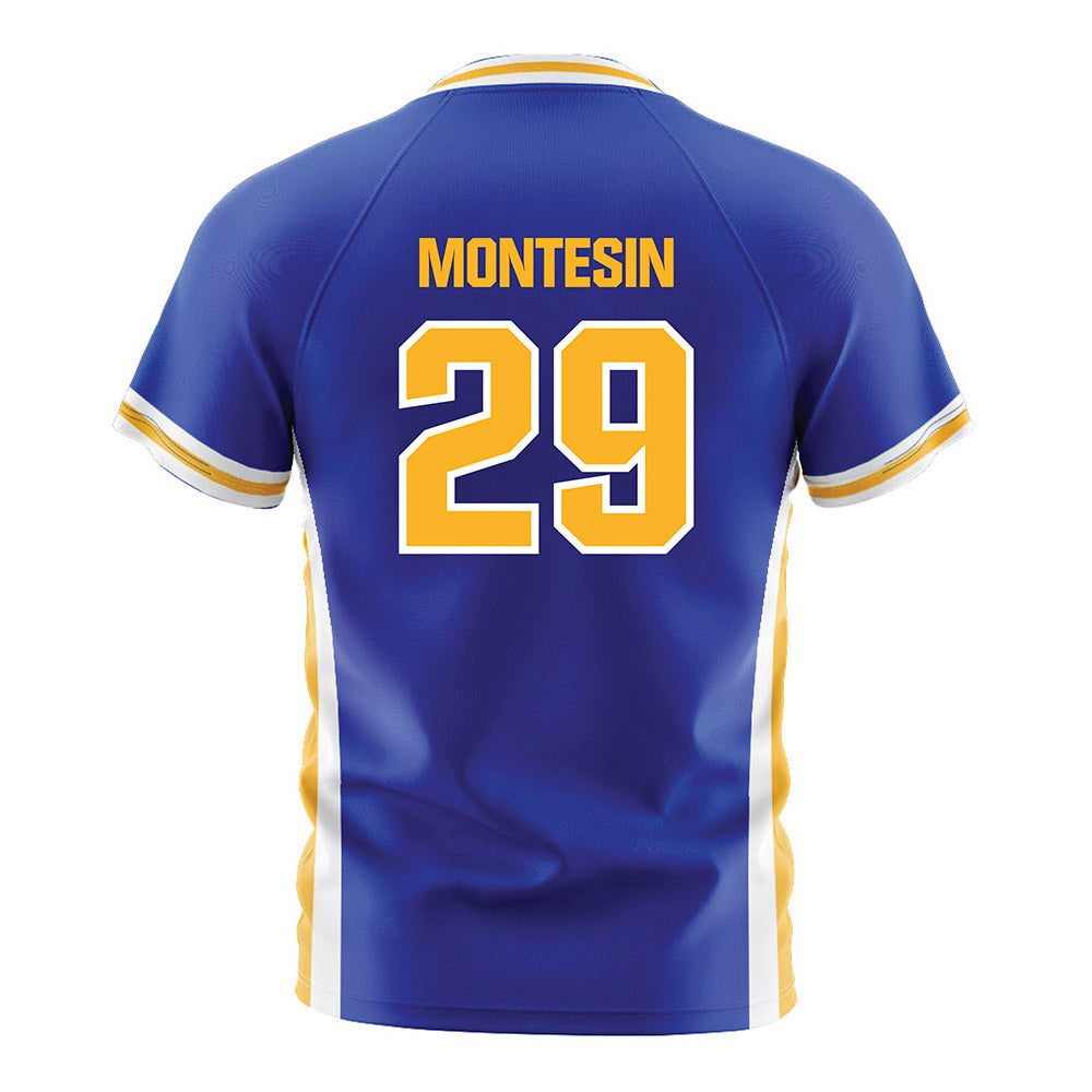 SJSU - NCAA Women's Soccer : Lily Montesin - Royal Soccer Jersey-1