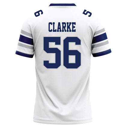 Rice - NCAA Football : Seth Clarke - White Football Jersey-1