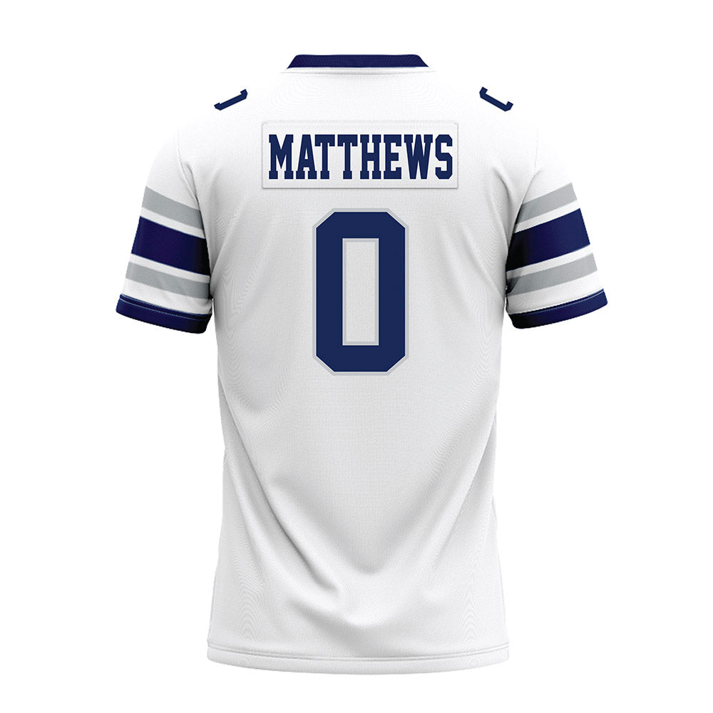 Rice - NCAA Football : Payton Matthews - White Premium Football Jersey-1