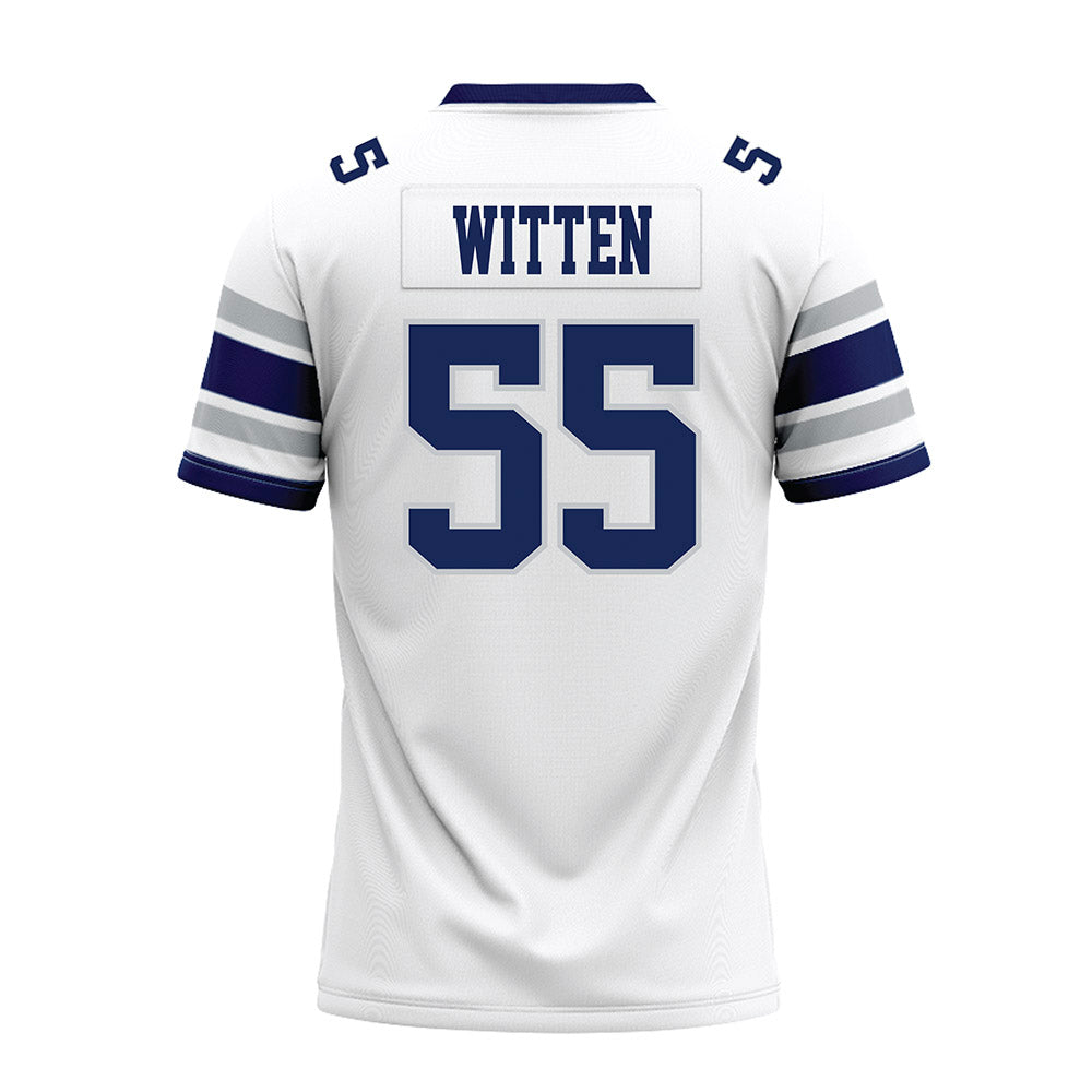 Rice - NCAA Football : CJ Witten - White Premium Football Jersey-1