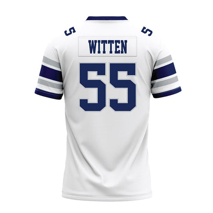 Rice - NCAA Football : CJ Witten - White Premium Football Jersey-1