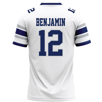Rice - NCAA Football : Jamir Benjamin - White Football Jersey-1