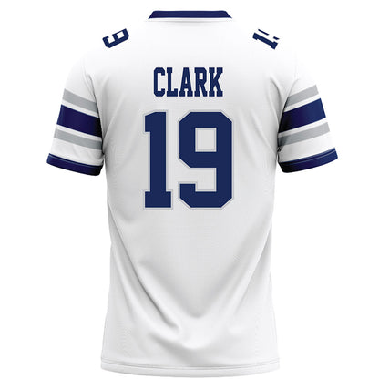 Rice - NCAA Football : Jordan Clark - White Football Jersey-1