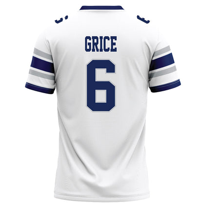 Rice - NCAA Football : Ben Grice - White Football Jersey-1
