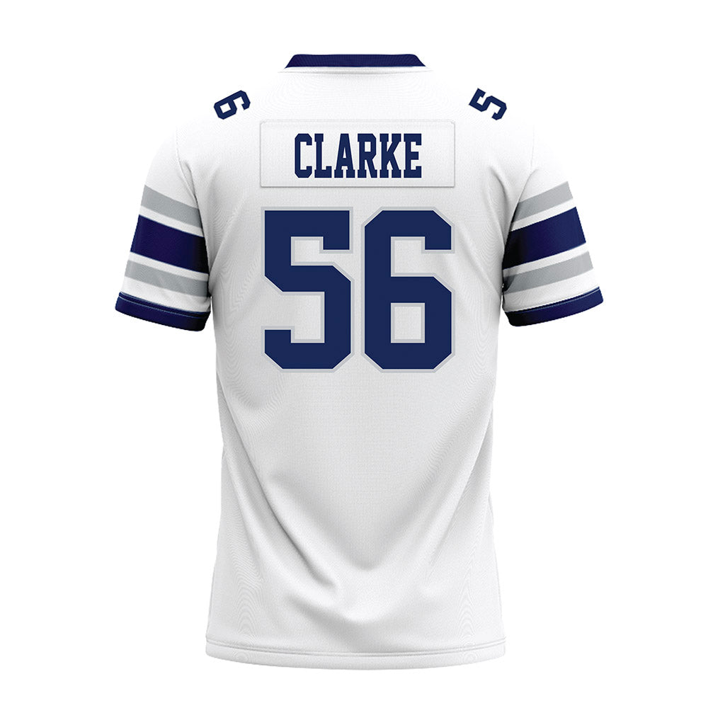 Rice - NCAA Football : Seth Clarke - White Premium Football Jersey-1