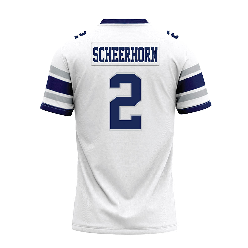 Rice - NCAA Football : Lucas Scheerhorn - White Premium Football Jersey-1