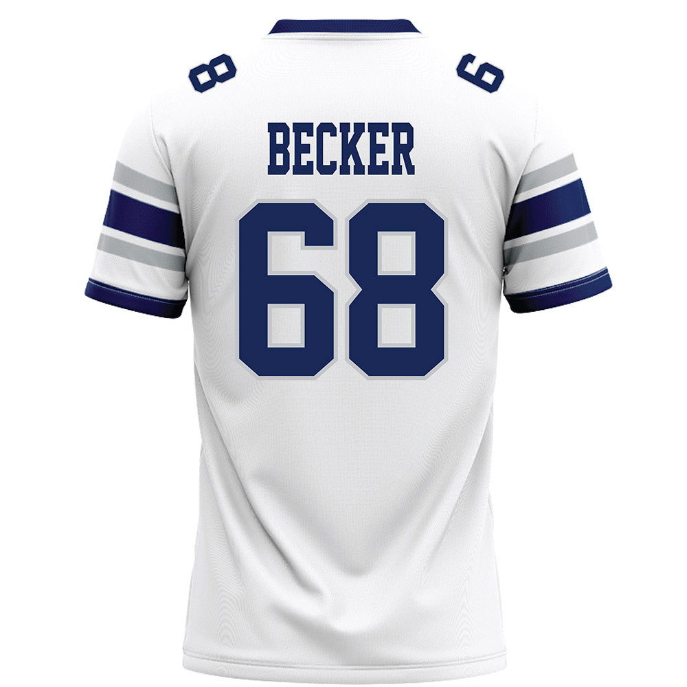 Rice - NCAA Football : Scott Becker - White Football Jersey-1