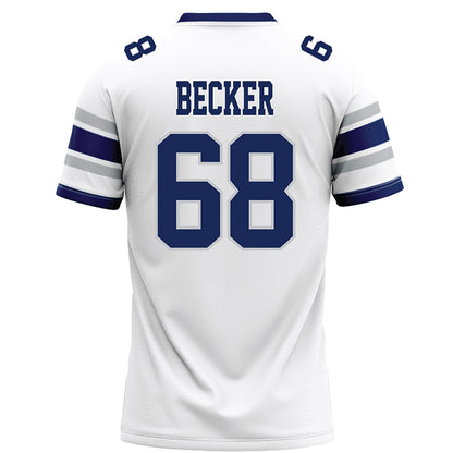 Rice - NCAA Football : Scott Becker - White Football Jersey-1