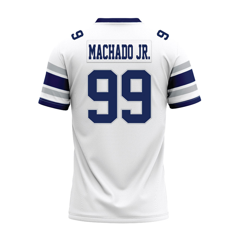Rice - NCAA Football : Jesus Machado Jr. - White Premium Football Jersey-1