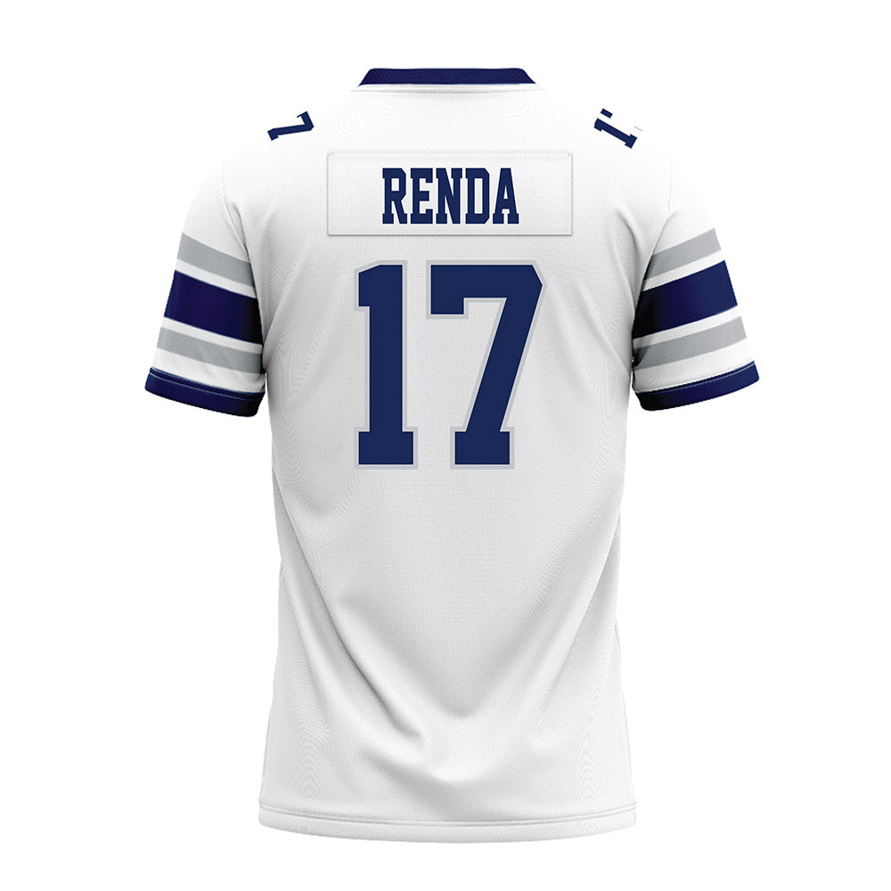 Rice - NCAA Football : Jake Renda - White Premium Football Jersey-1