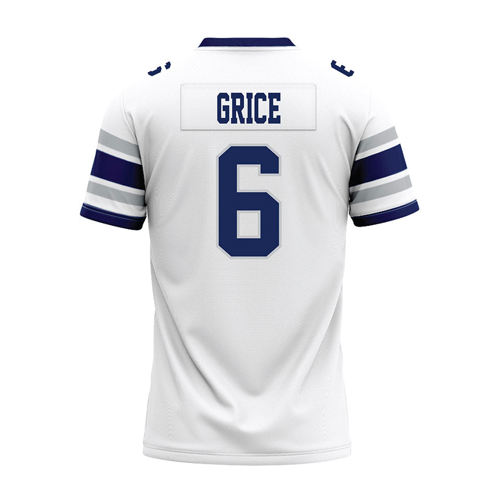 Rice - NCAA Football : Ben Grice - White Premium Football Jersey-1