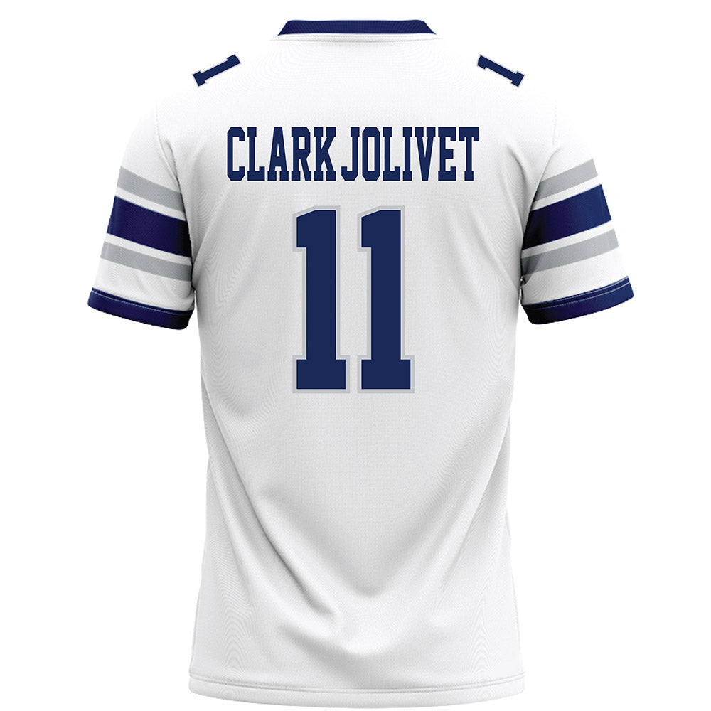 Rice - NCAA Football : Christopher Clark-Jolivet - White Football Jersey-1