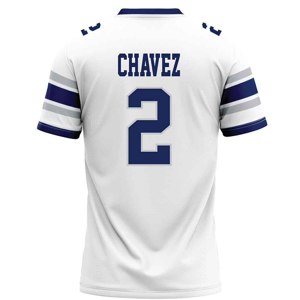 Rice - NCAA Football : Jo Chavez - White Football Jersey-1