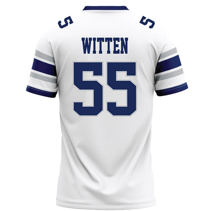 Rice - NCAA Football : CJ Witten - White Football Jersey-1