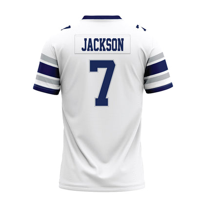 Rice - NCAA Football : Barry Jackson - White Premium Football Jersey-1