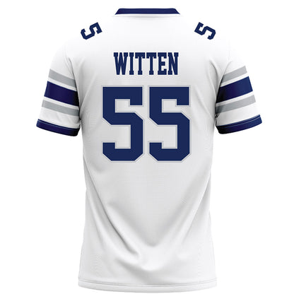 Rice - NCAA Football : CJ Witten - White Football Jersey-1