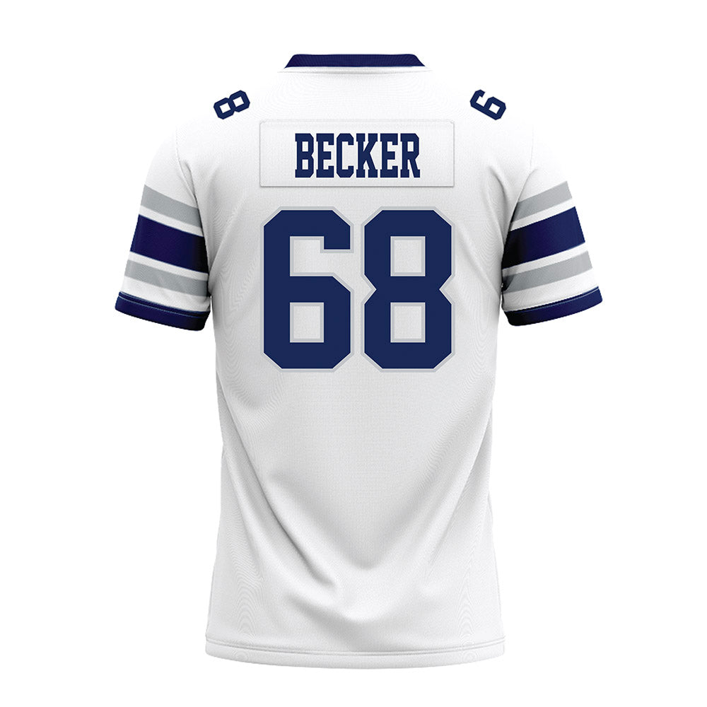 Rice - NCAA Football : Scott Becker - White Premium Football Jersey-1