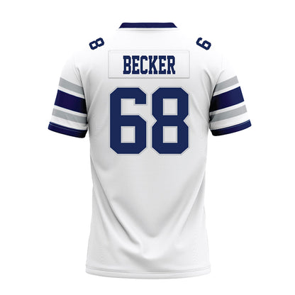 Rice - NCAA Football : Scott Becker - White Premium Football Jersey-1