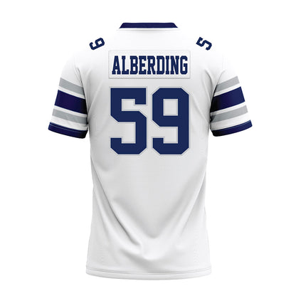 Rice - NCAA Football : Colter Alberding - White Premium Football Jersey-1
