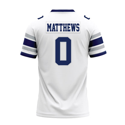 Rice - NCAA Football : Payton Matthews - White Premium Football Jersey-1