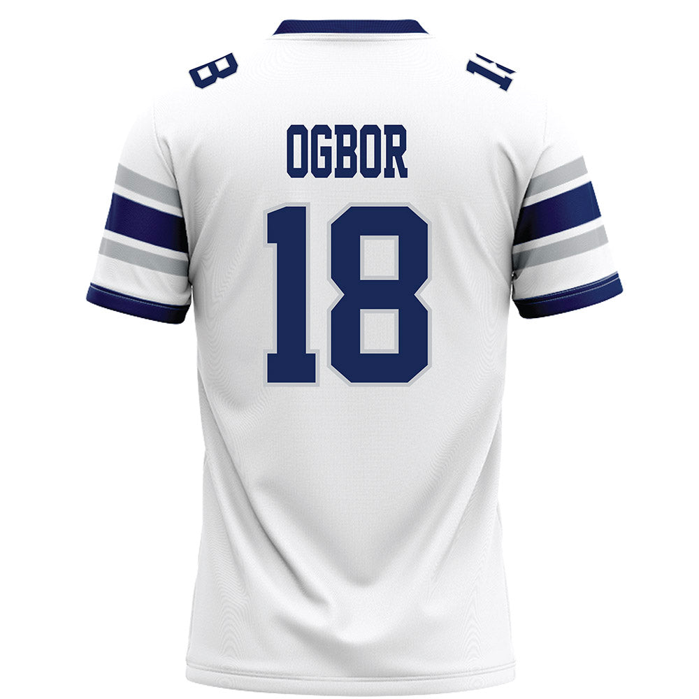Rice - NCAA Football : Ahran Ogbor - White Football Jersey-1
