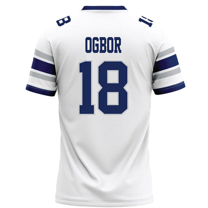 Rice - NCAA Football : Ahran Ogbor - White Football Jersey-1