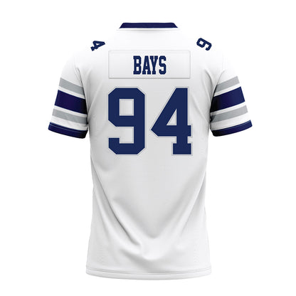 Rice - NCAA Football : Braden Bays - White Premium Football Jersey-1
