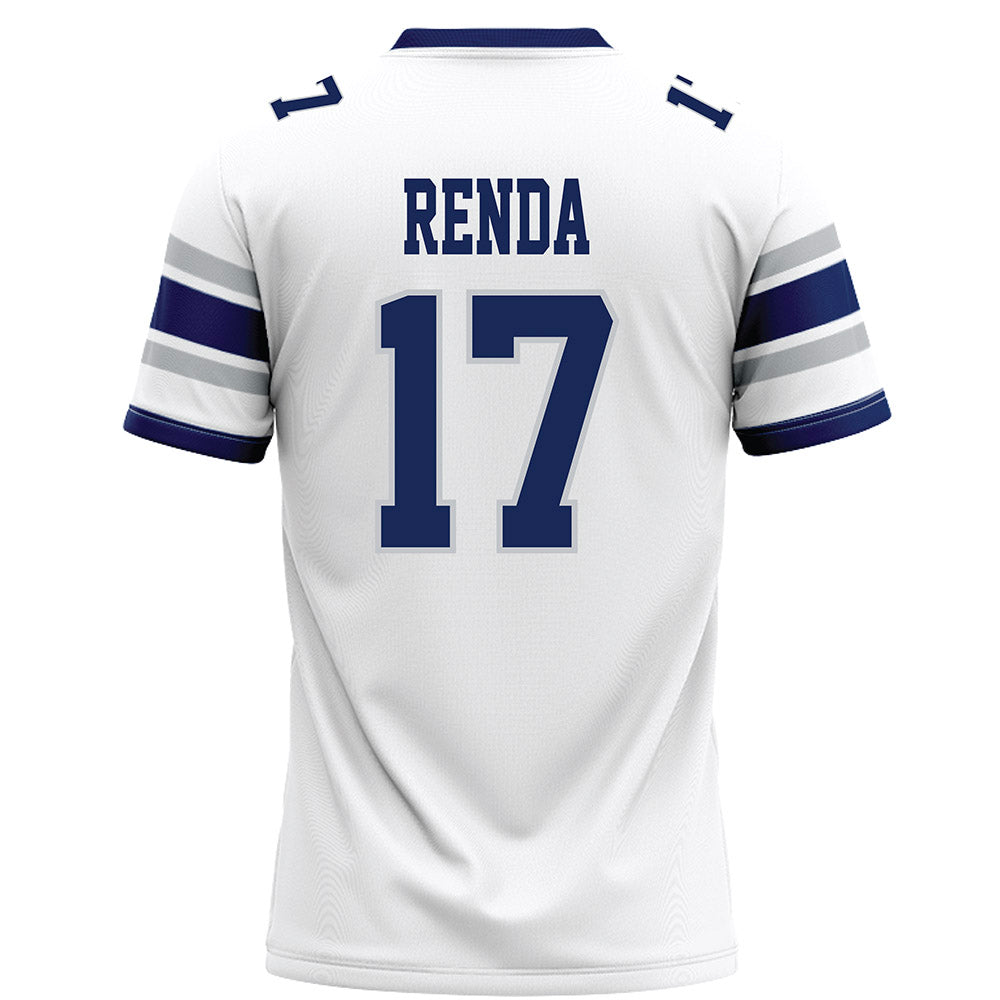Rice - NCAA Football : Jake Renda - White Football Jersey-1