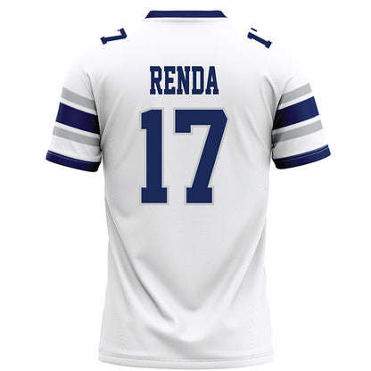 Rice - NCAA Football : Jake Renda - White Football Jersey-1