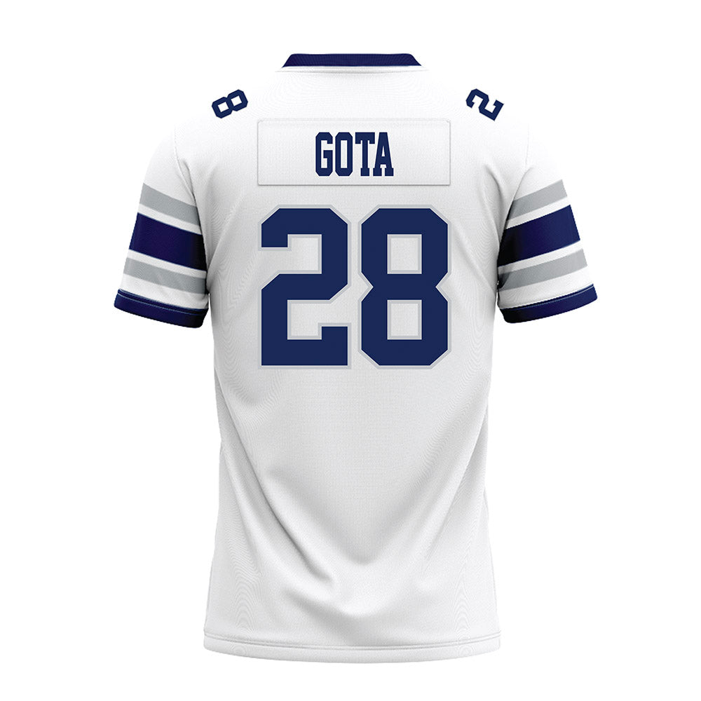 Rice - NCAA Football : Enock Gota - White Premium Football Jersey-1