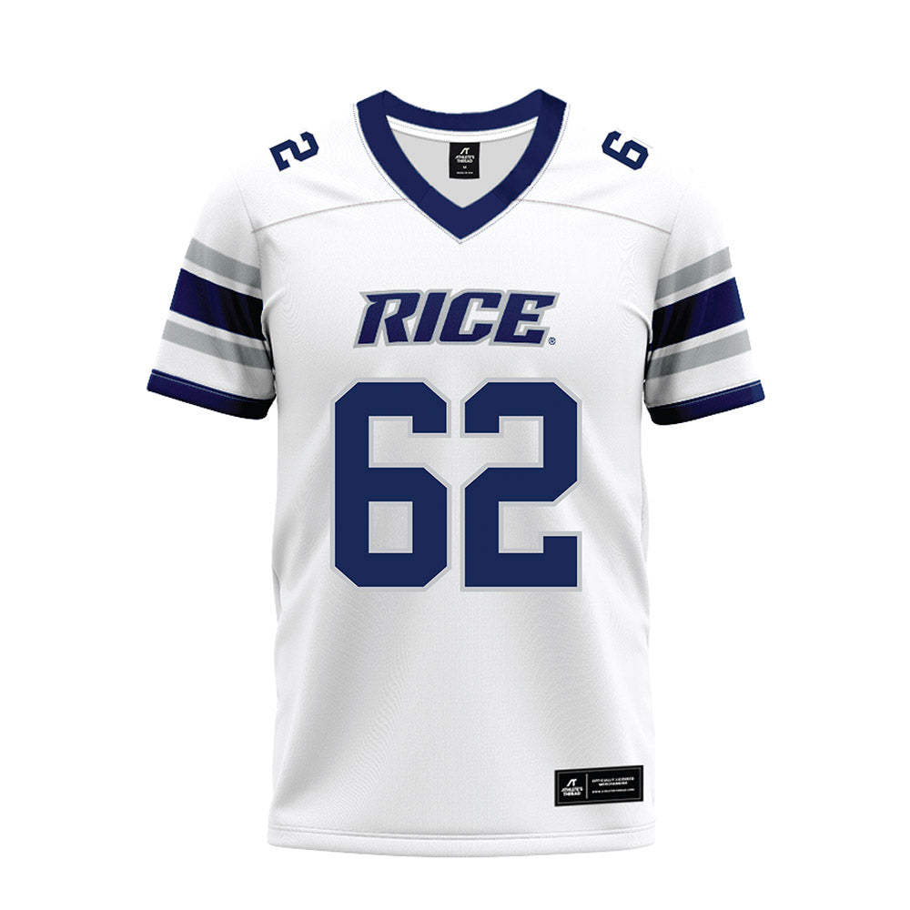 Rice - NCAA Football : Cullen Witt - White Premium Football Jersey-0