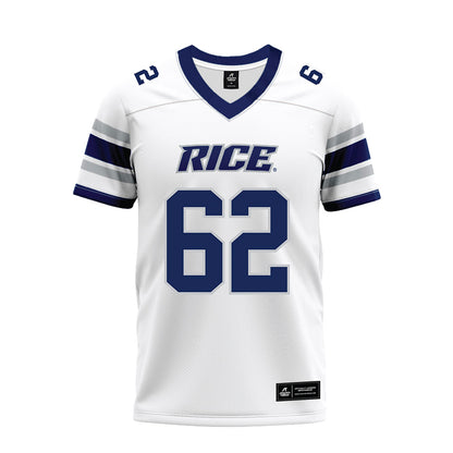 Rice - NCAA Football : Cullen Witt - White Premium Football Jersey-0
