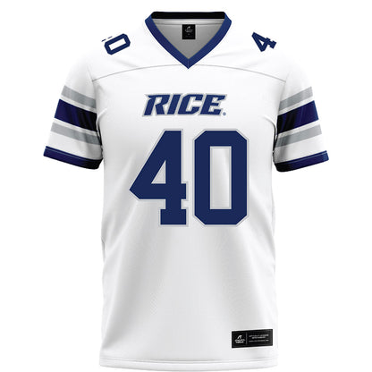 Rice - NCAA Football : Jayden Cupitt - White Football Jersey-0