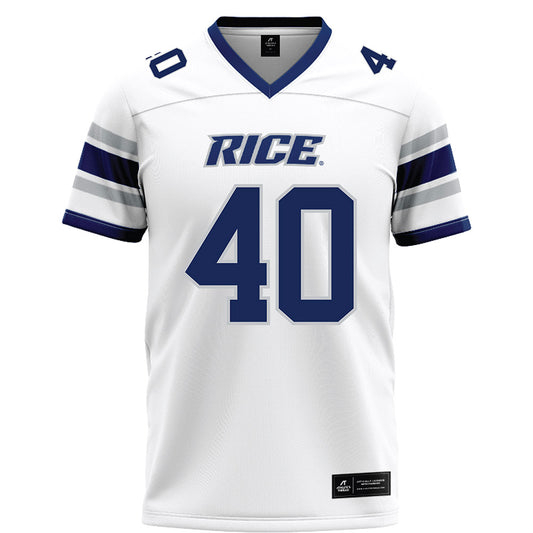 Rice - NCAA Football : Jayden Cupitt - White Football Jersey-0