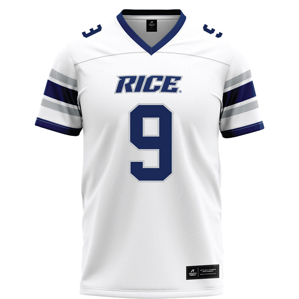 Rice - NCAA Football : Preston Zinter - White Football Jersey-0
