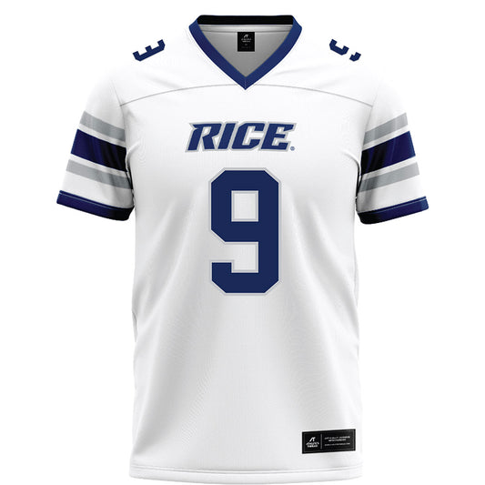 Rice - NCAA Football : Preston Zinter - White Football Jersey-0