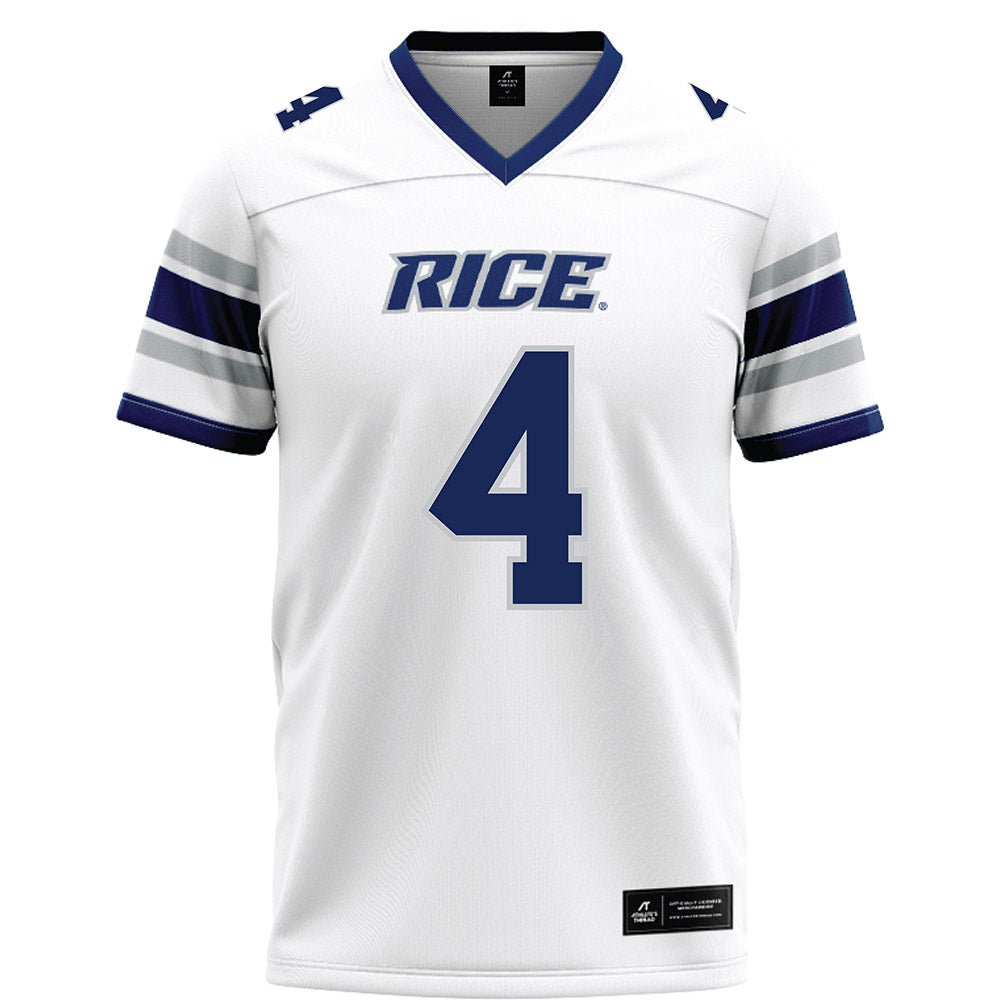 Rice - NCAA Football : Tariq Watson - White Football Jersey-0