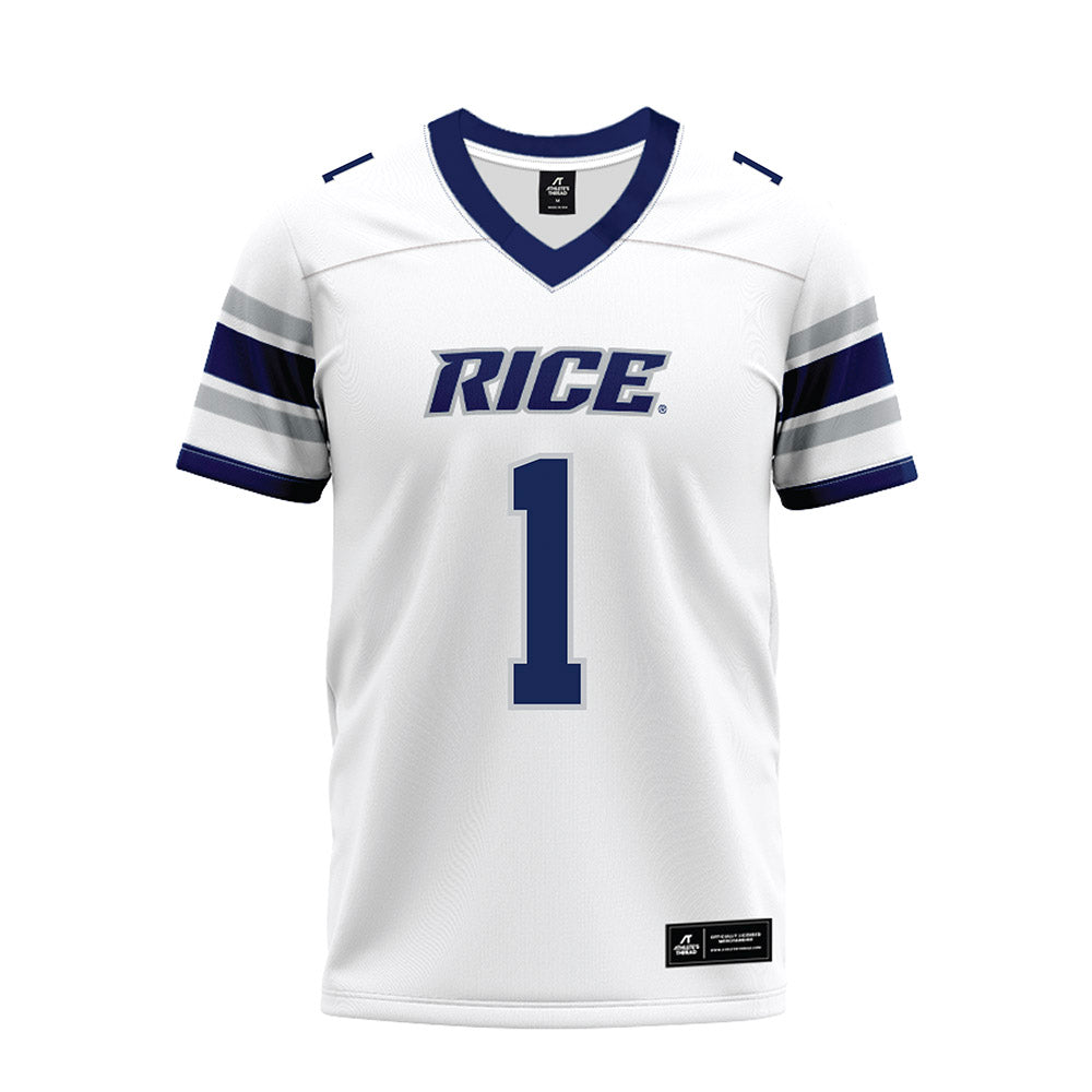 Rice - NCAA Football : Zach Cody - White Premium Football Jersey-0