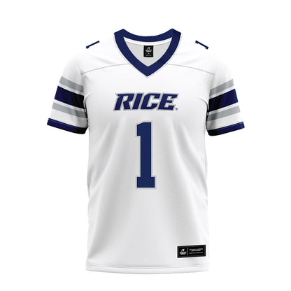 Rice - NCAA Football : Zach Cody - White Premium Football Jersey-0
