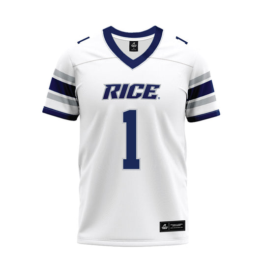 Rice - NCAA Football : Zach Cody - White Premium Football Jersey-0