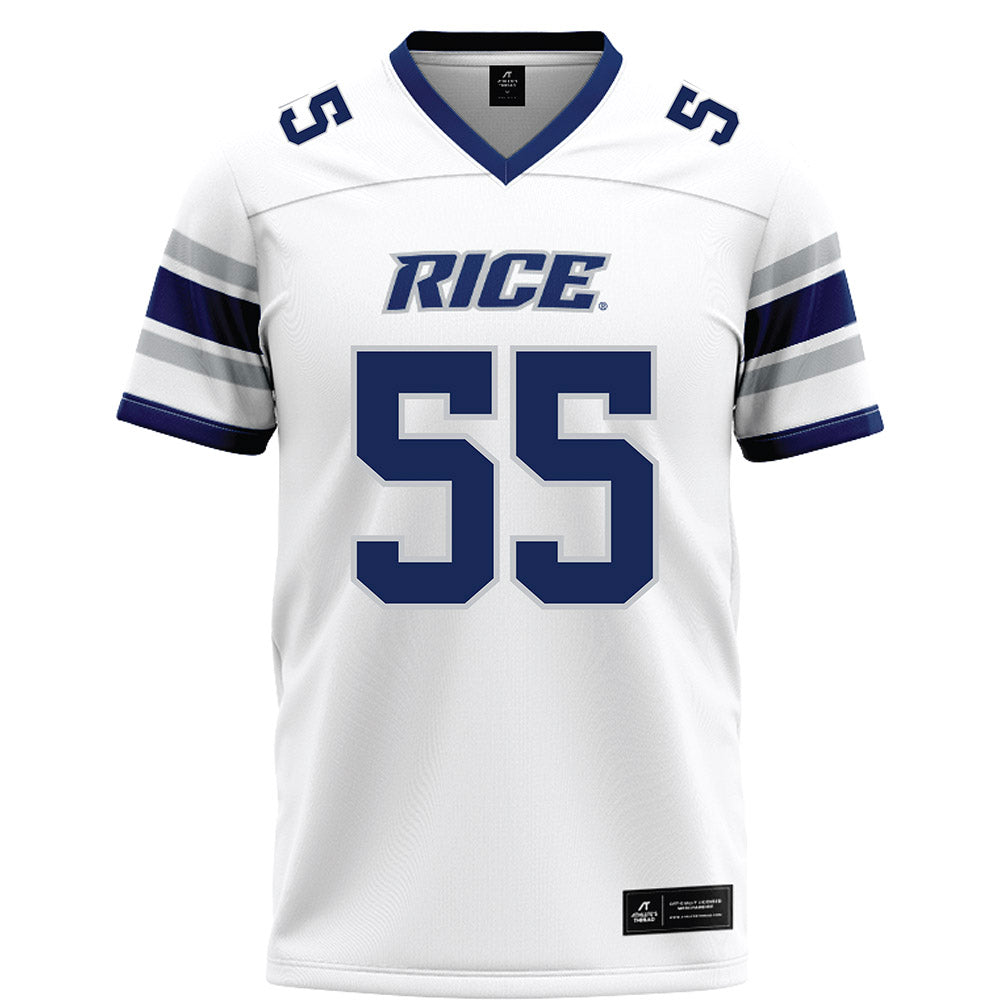 Rice - NCAA Football : CJ Witten - White Football Jersey-0