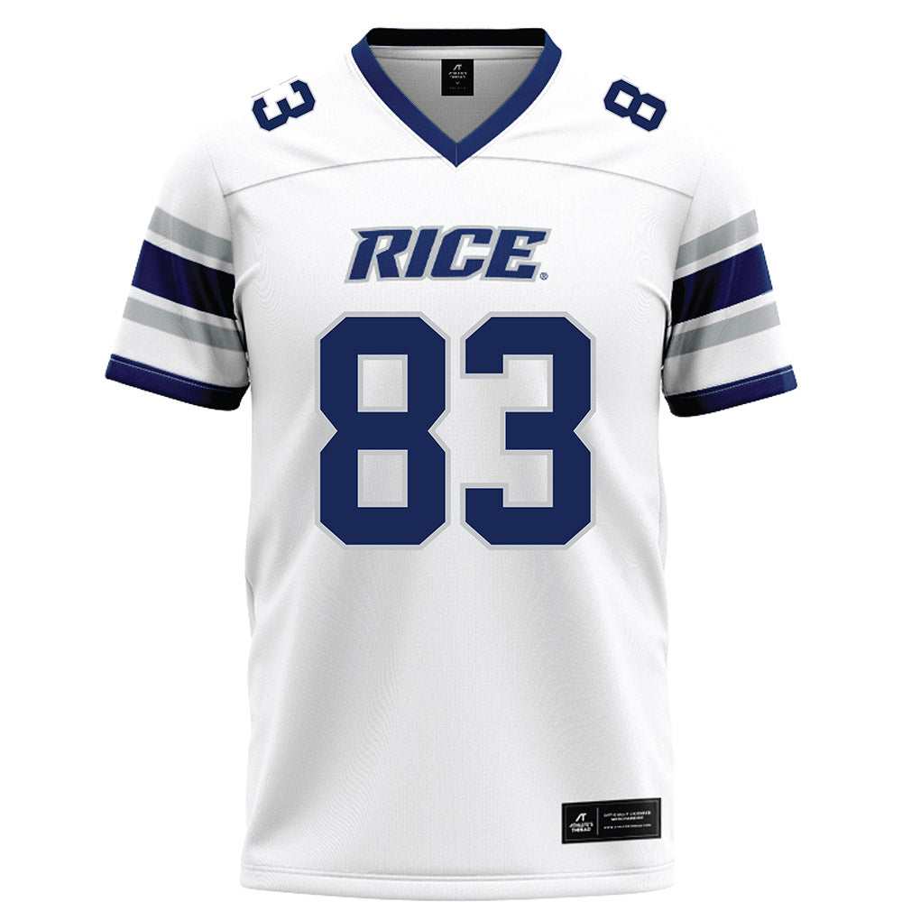 Rice - NCAA Football : Jackson Ranucci - White Football Jersey-0