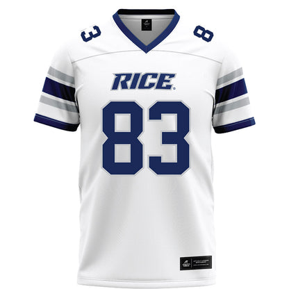 Rice - NCAA Football : Jackson Ranucci - White Football Jersey-0