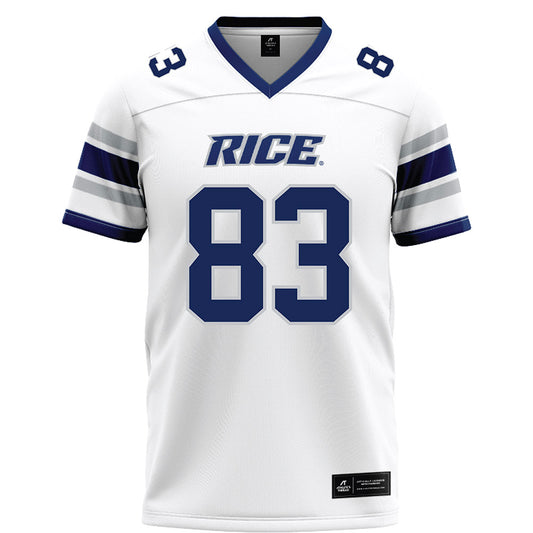 Rice - NCAA Football : Jackson Ranucci - White Football Jersey-0