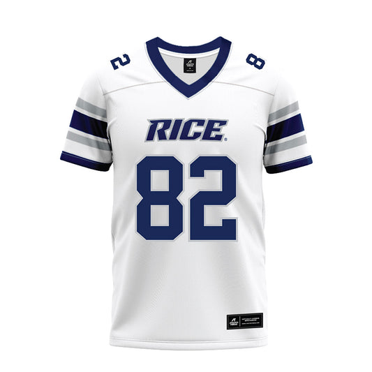 Rice - NCAA Football : Colton Cole - White Premium Football Jersey-0
