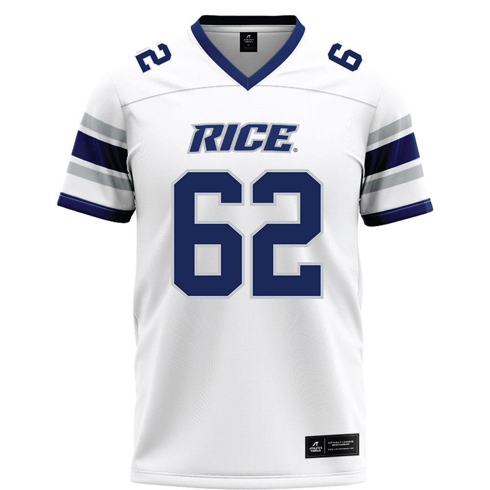 Rice - NCAA Football : Cullen Witt - White Football Jersey-0